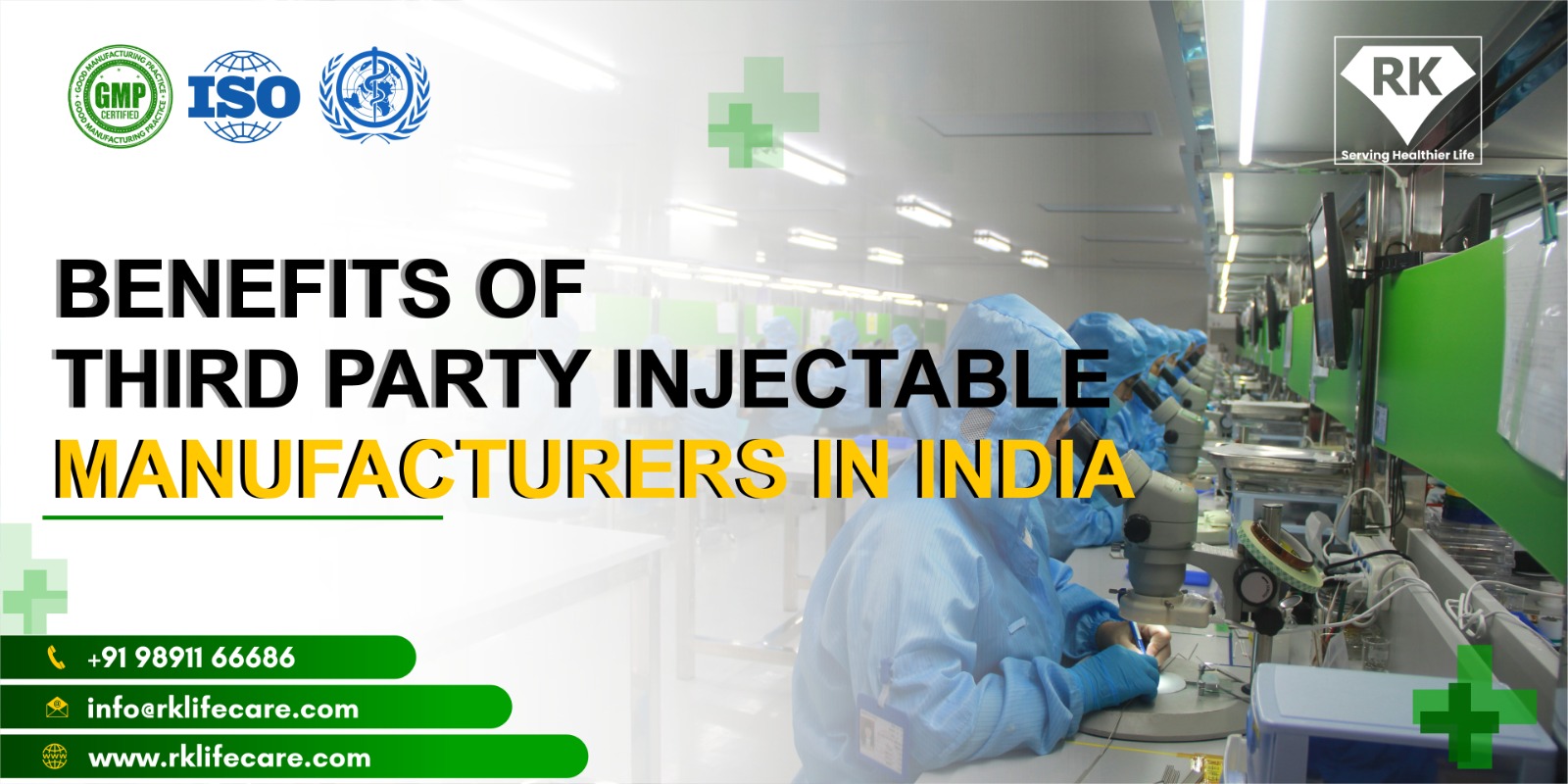 Benefits of Third Party Injectable Manufacturers in India